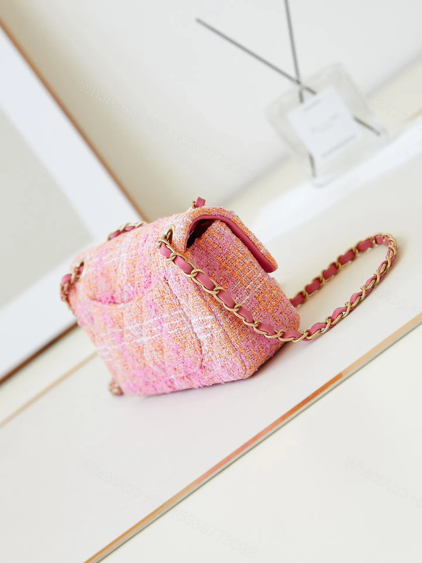 View 3 of Chanel Woven Crossbody Bag