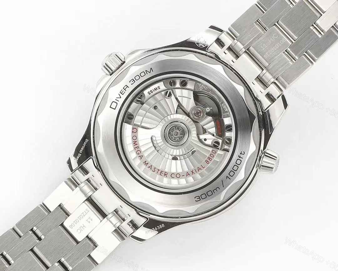 View 7 of Omega Seamaster Planet Ocean 600m Co-Axial Master Chronometer 42mm Stainless Steel Watch with Black Ceramic Bezel and White Dial