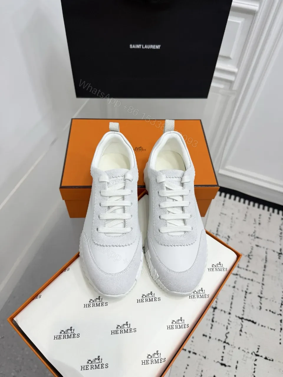View 8 of Casual Luxe Runner: Modern Texture, Bold Detail Sneaker