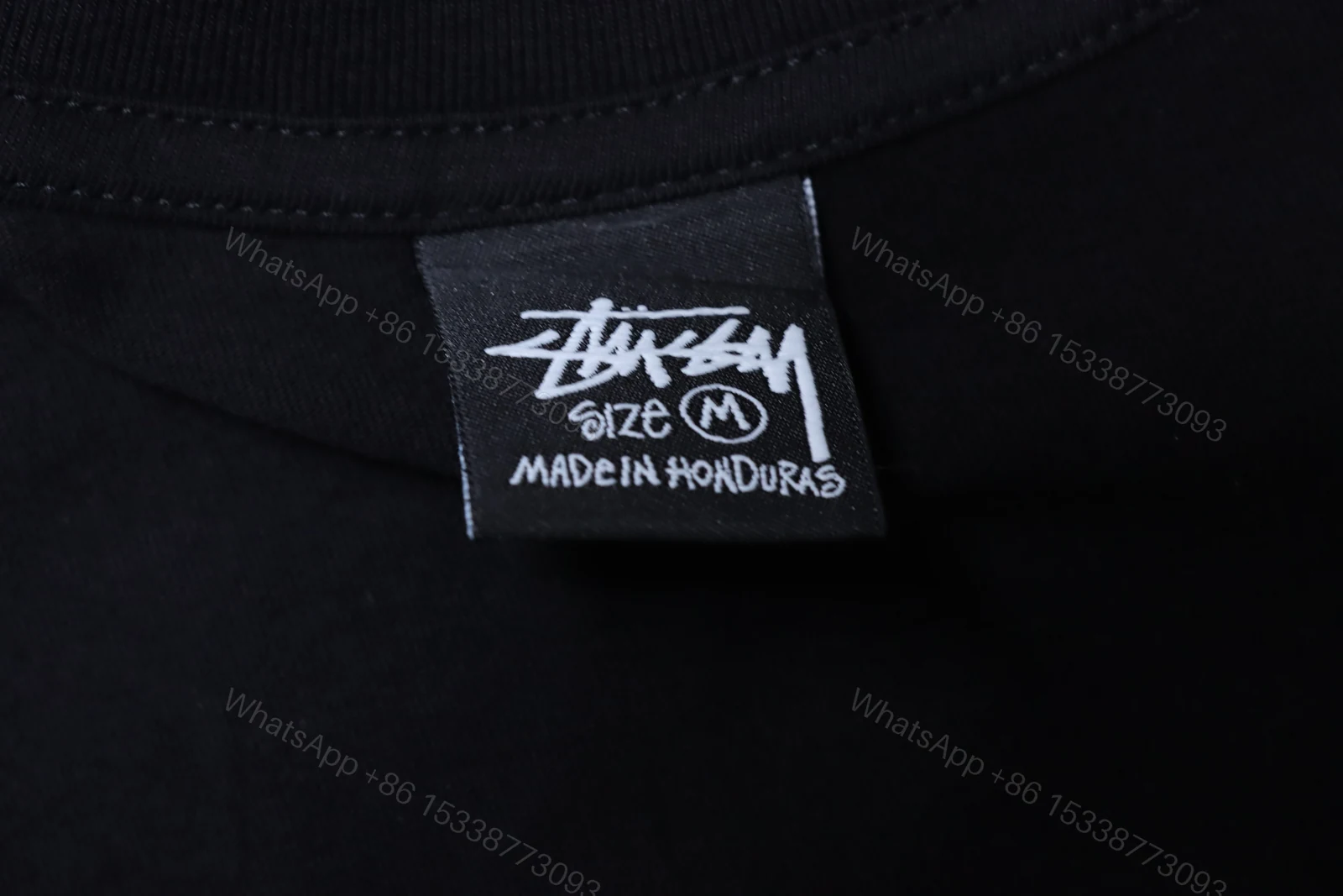View 5 of Stussy Monroe Print Short Sleeve Shirt black