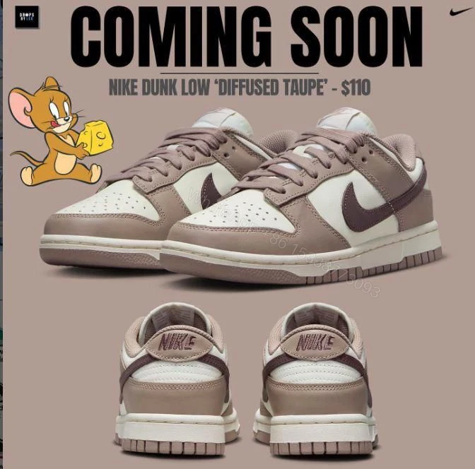 View 3 of FIRST COPY NIKE SB DUNK DIFFUSED TAUPE FOR MEN