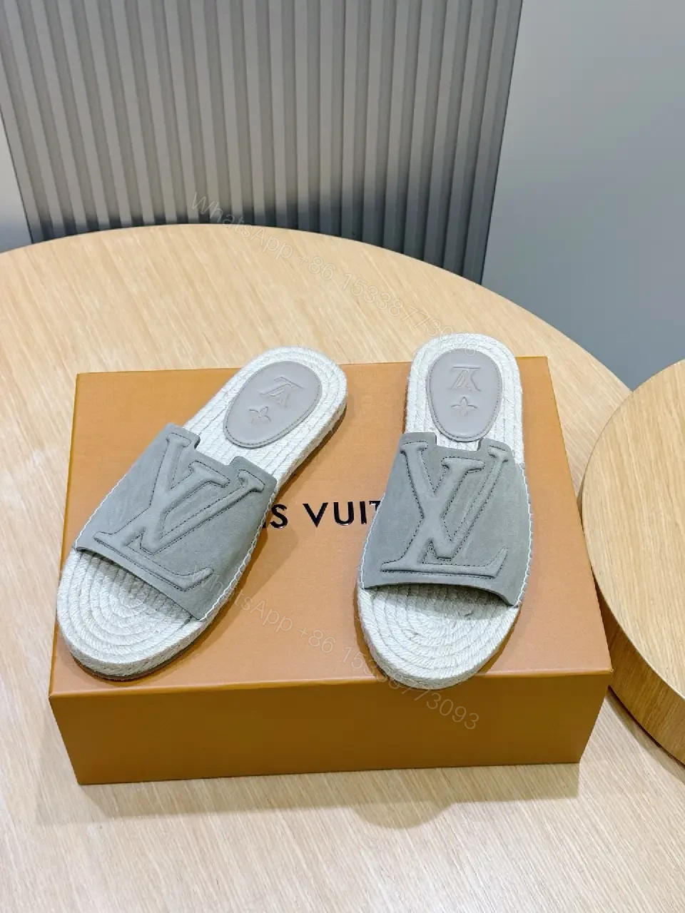 View 5 of Soft-Stride Luxury Sandals: Subtle LV-Inspired Comfort Sandals