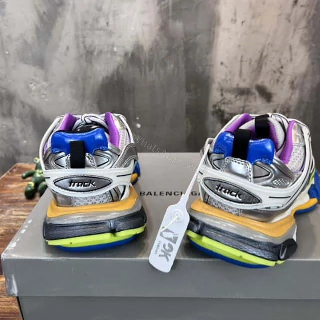 View 5 of BALENCIAGA MEN’S TRACK TRAINERS IN SILVER – BB208