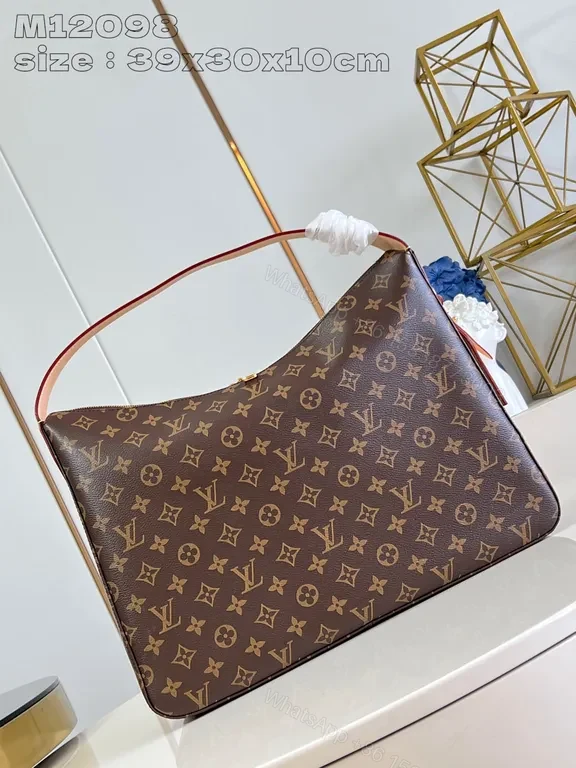 View 8 of Chic Monogram Canvas Shoulder Bag: Luxury Everyday Style