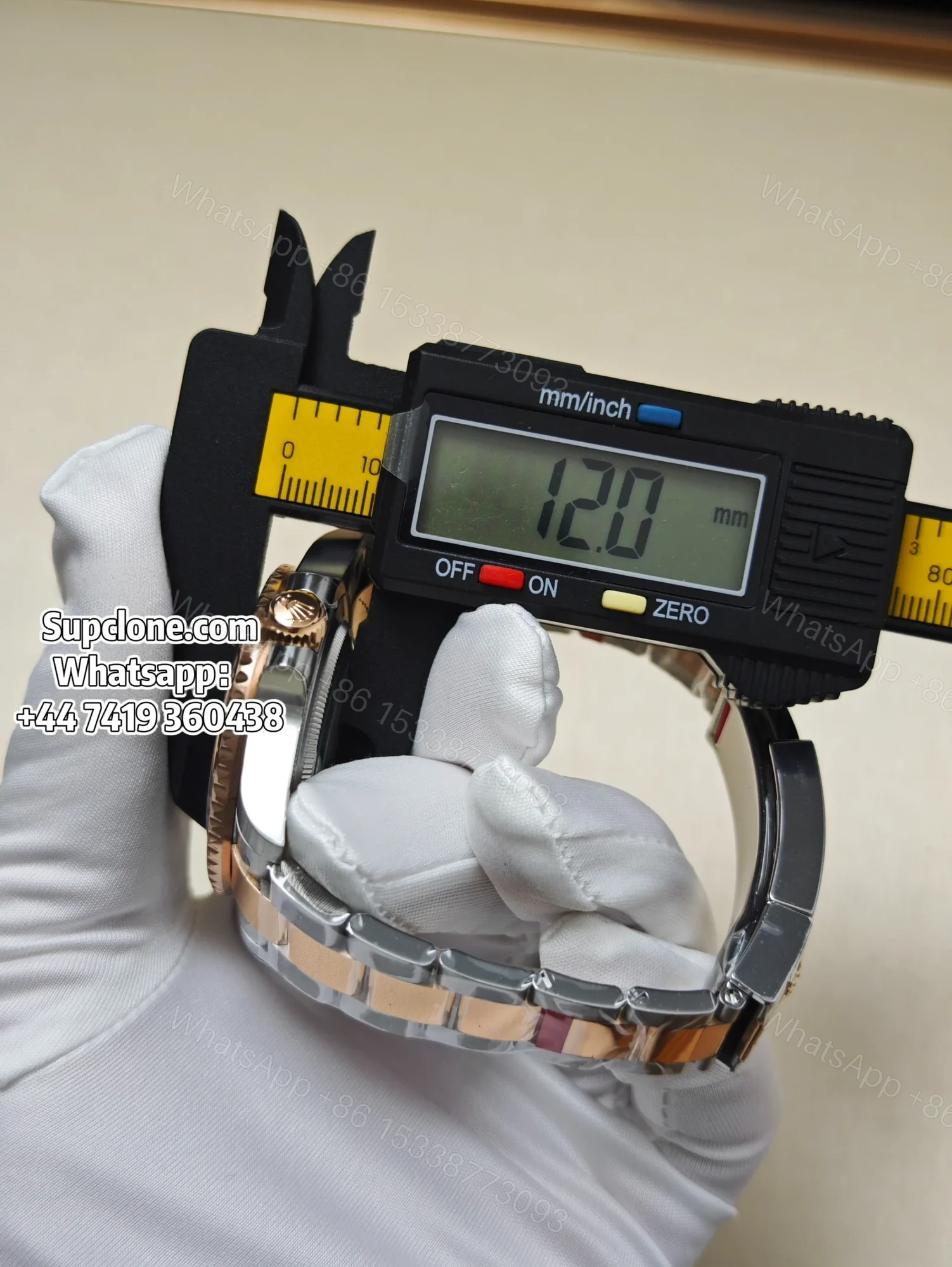 View 17 of Rolex Super Clone Watches 1:1 Root Beer GMT-Master II 126711CHNR 3285 Movement Weighted