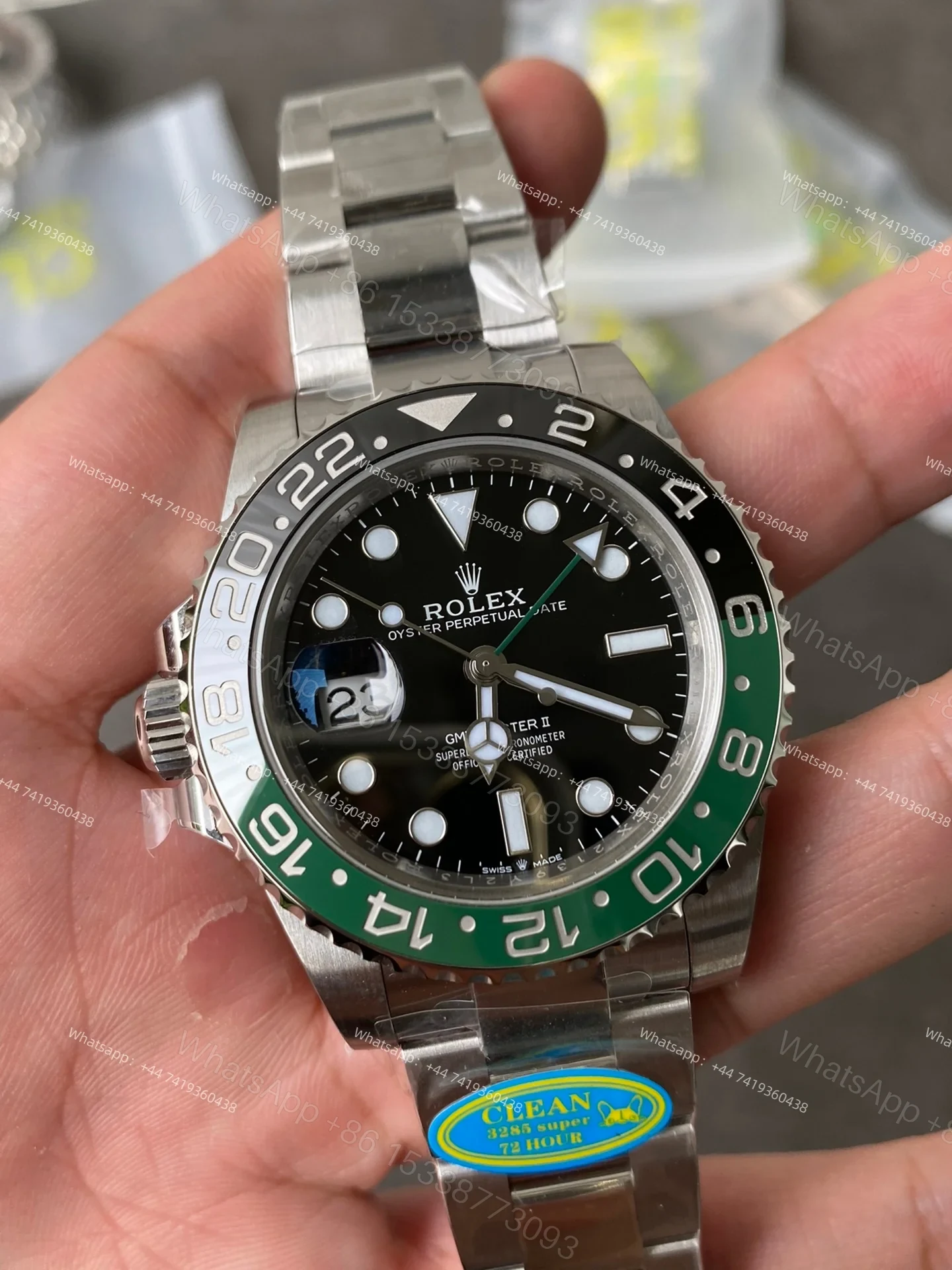 View 3 of Rolex Super Clone Watches 1:1 Sprite GMT-Master II 126720VTNR DD3285 Oyster
