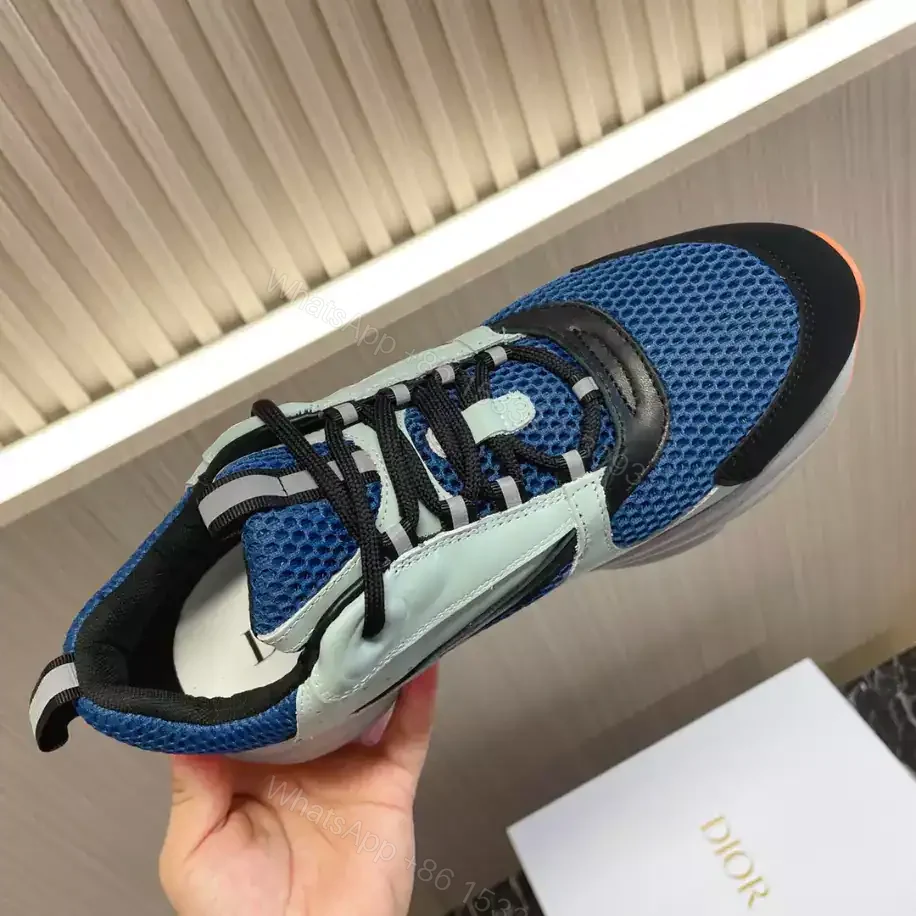View 6 of B22 SNEAKER TECHNICAL MESH WITH AND CALFSKIN – CD127