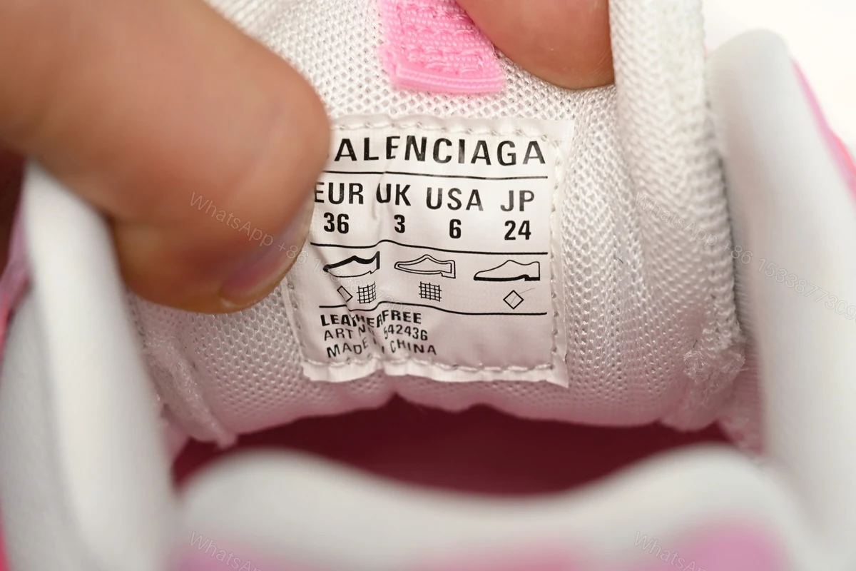 View 5 of Balenciaga Track Black Rice White Pink 542436 W3SU5 5090