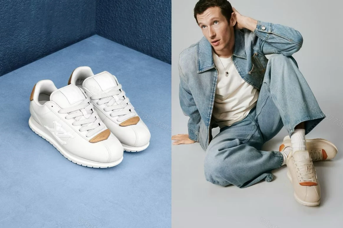 View 2 of FIRST COPY Louis Vuitton Pharell williams Cortez Shoe For Men