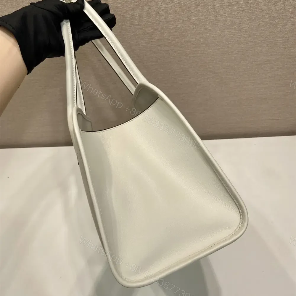 View 5 of 高仿Prada*Oversize系列1BG572織物手提包白色中號免檢版