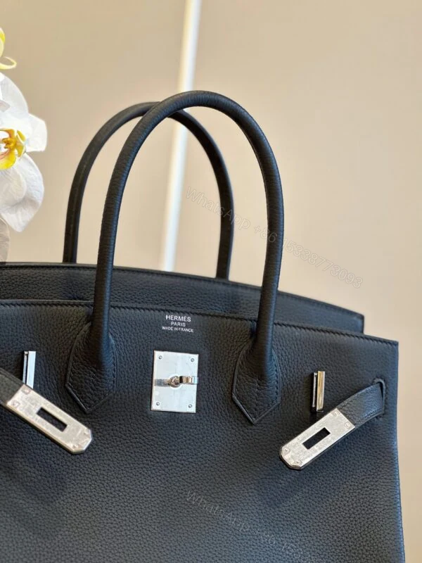 View 2 of Hermes Birkin 30 Black Palladium Hardware