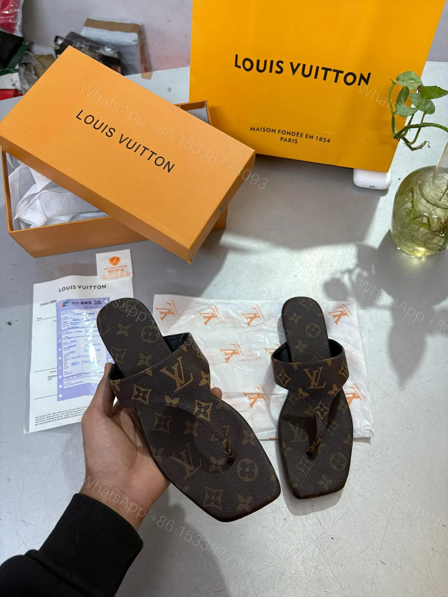 View 3 of First Copy Louis Vuitton Flat Shoes for Women