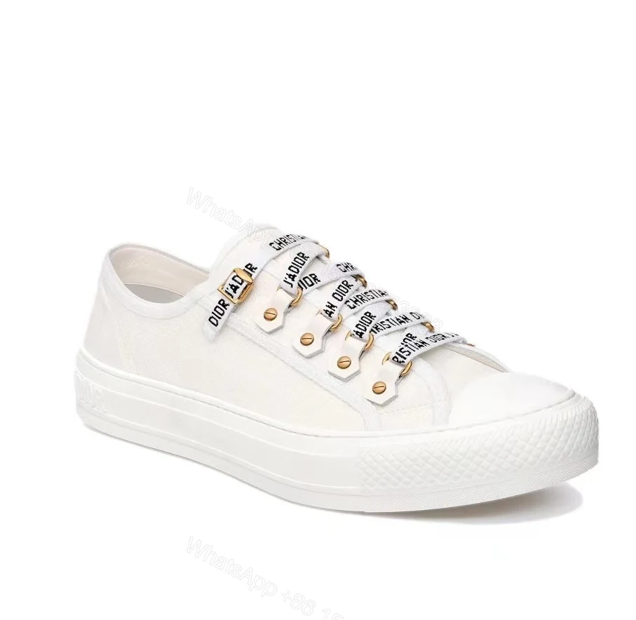View 3 of Dior Walk'N'Dior Low Top White Canvas KCK177CVA_S06W