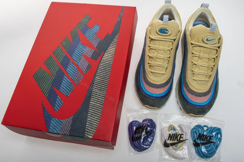 MAX97 OFF-WHITE x Nike Air Max 97 Release Date Corduroy Cap AJ4219-400 — view 2