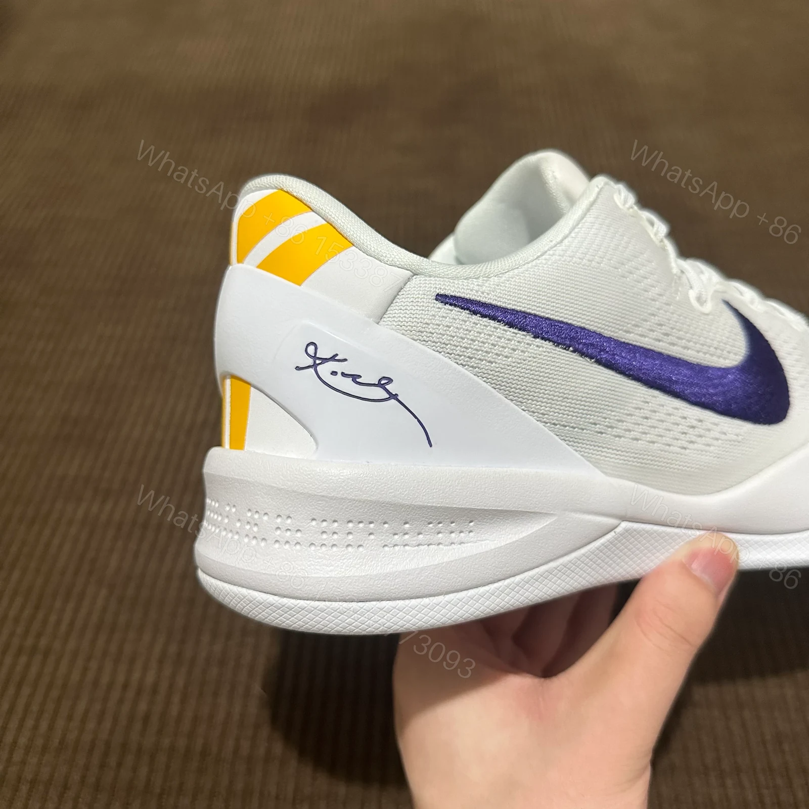 View 3 of Nike Kobe 8 Protro Lakers Home