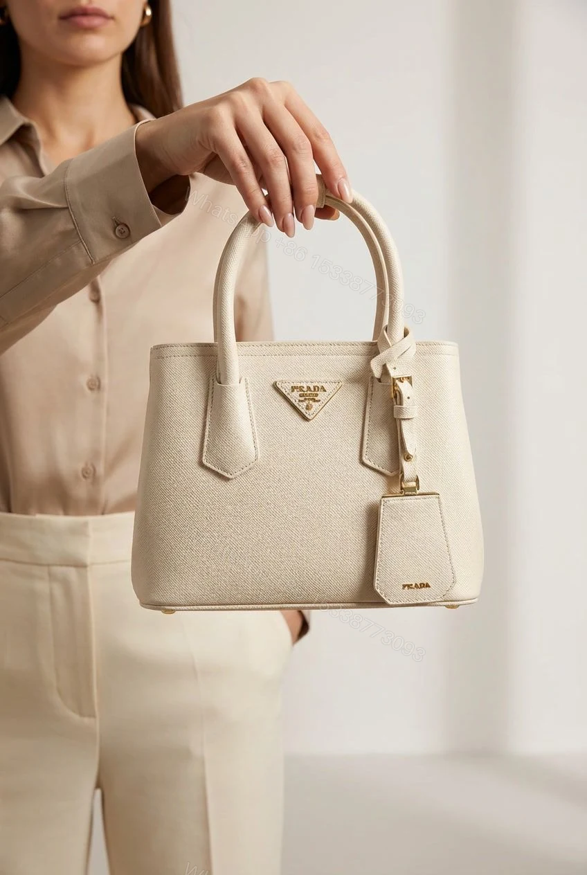 View 11 of Prada Double Saffiano Leather Tote Bag First Copy | AAA+ Replica