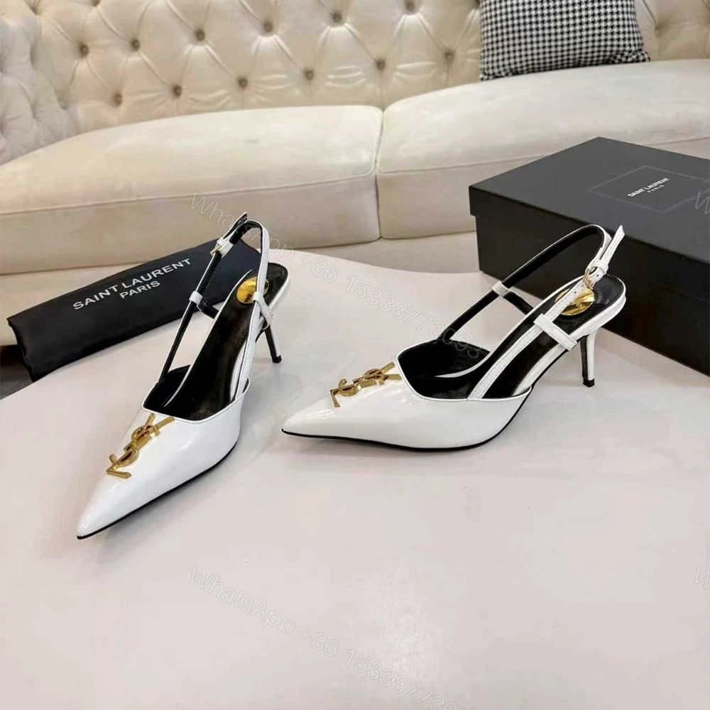 View 5 of YSL slingback pumps