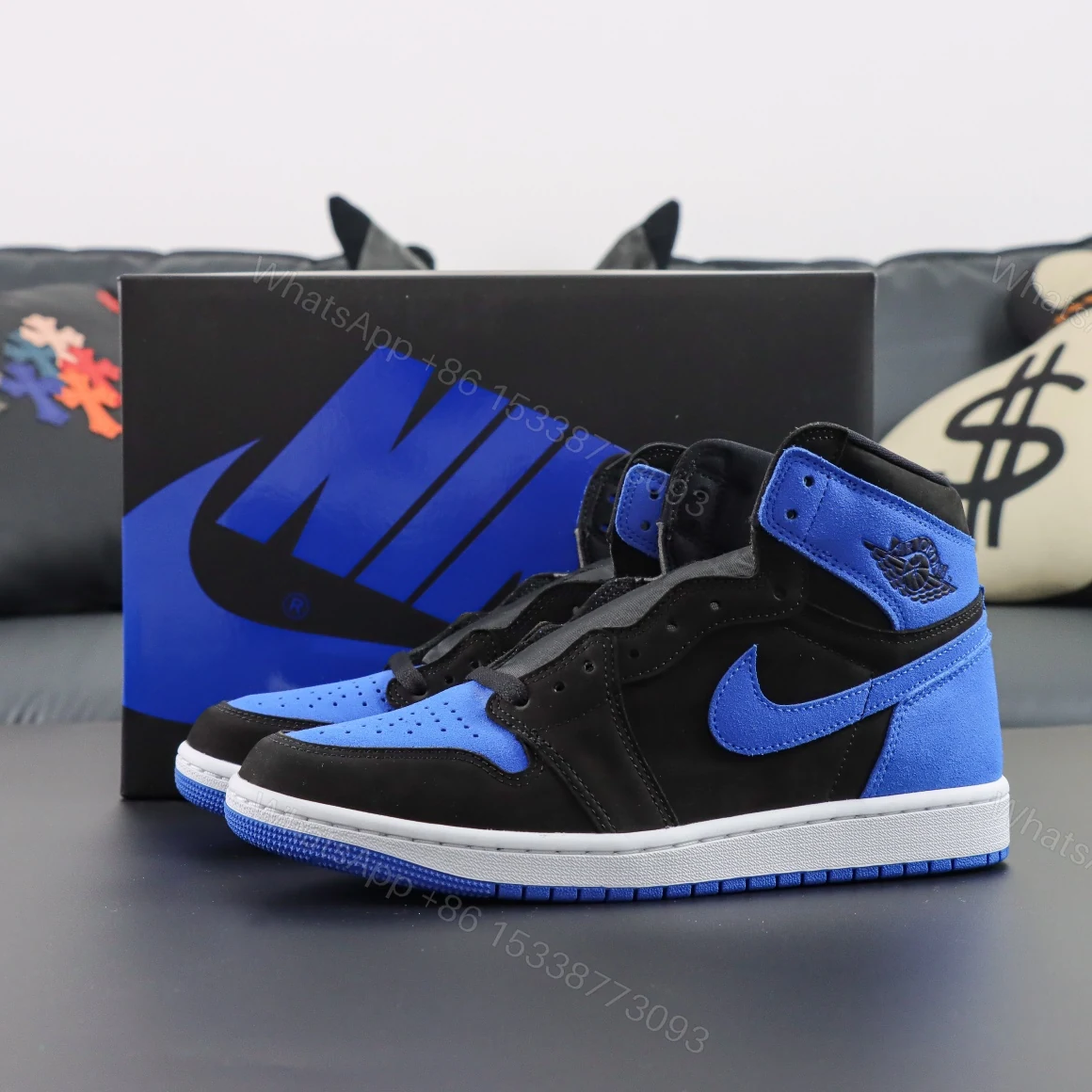 Air Jordan 1 High OG Royal Reimagined Reps — view 1