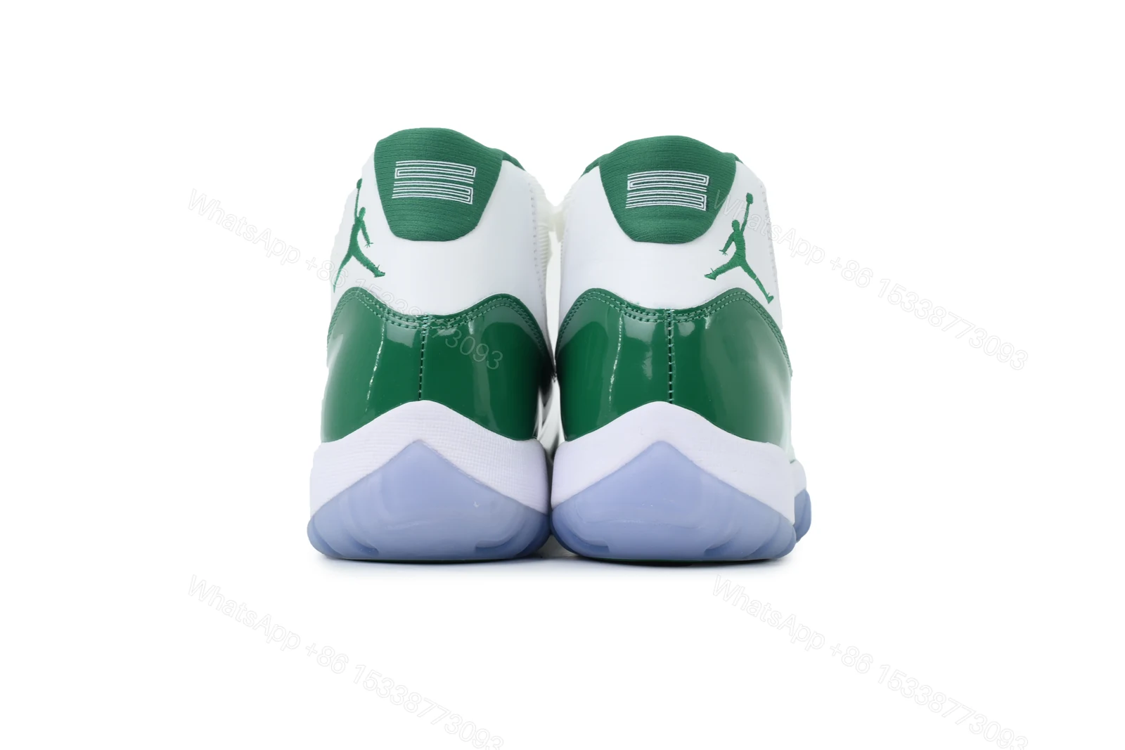 View 2 of Air Jordan 11 Retro White Green CT8012-113