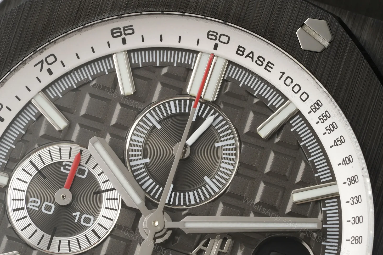 View 4 of JH Factory Royal Oak Offshore 26400 Series Watch – Black Ceramic, Chronograph Style