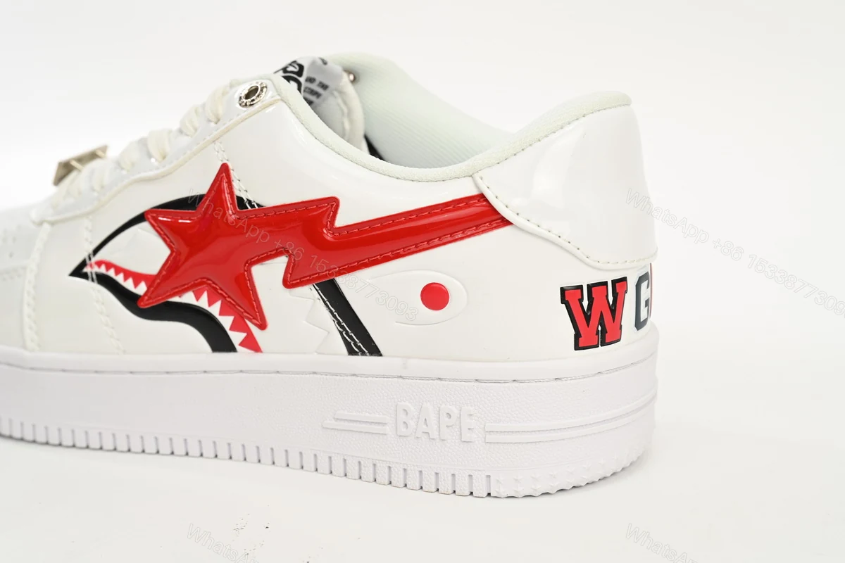 View 10 of A Bathing Ape Bape Sta Low Shark White