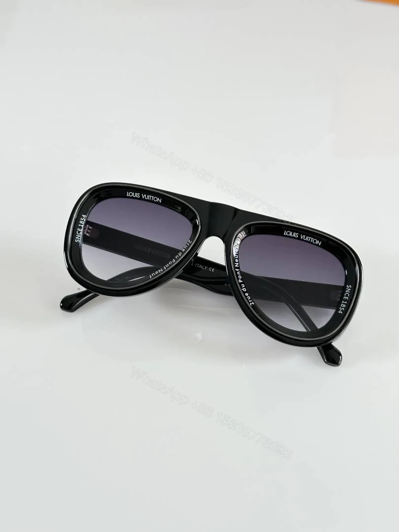View 3 of First Copy Louis Vuitton 8206 Black DC Sunglasses