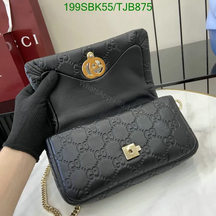 View 75 of Gucci Rosso Ancora Red Leather Mini Top Handle Bag HG258