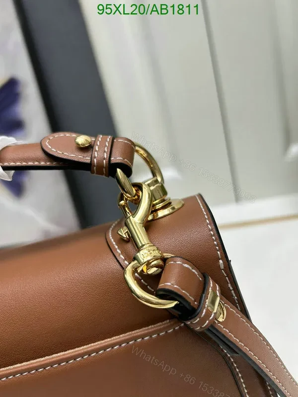 View 12 of Knockoff Gucci Blondie Smooth Brown Leather Shoulder Bag for Women PTF637