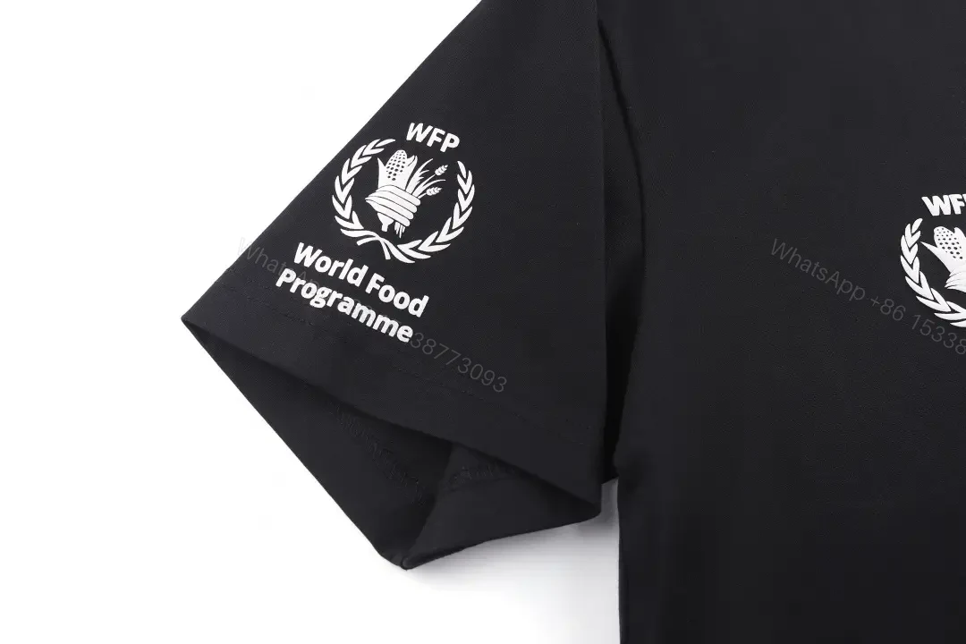 View 4 of Graphic Logo Tee: Black Cotton Streetwear Essential