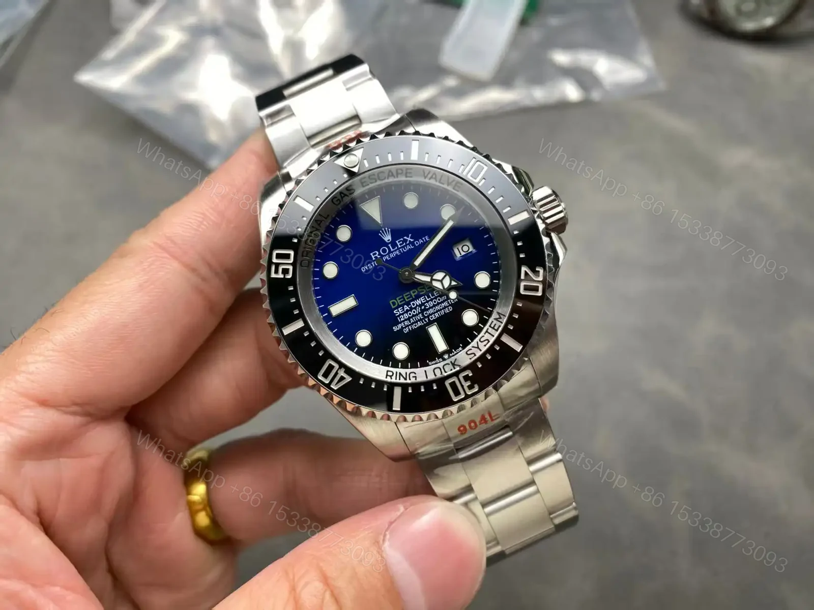 View 5 of Rolex Deepsea James Cameron Replica 44MM Ultimate Oyster Bracelet 126660-0002