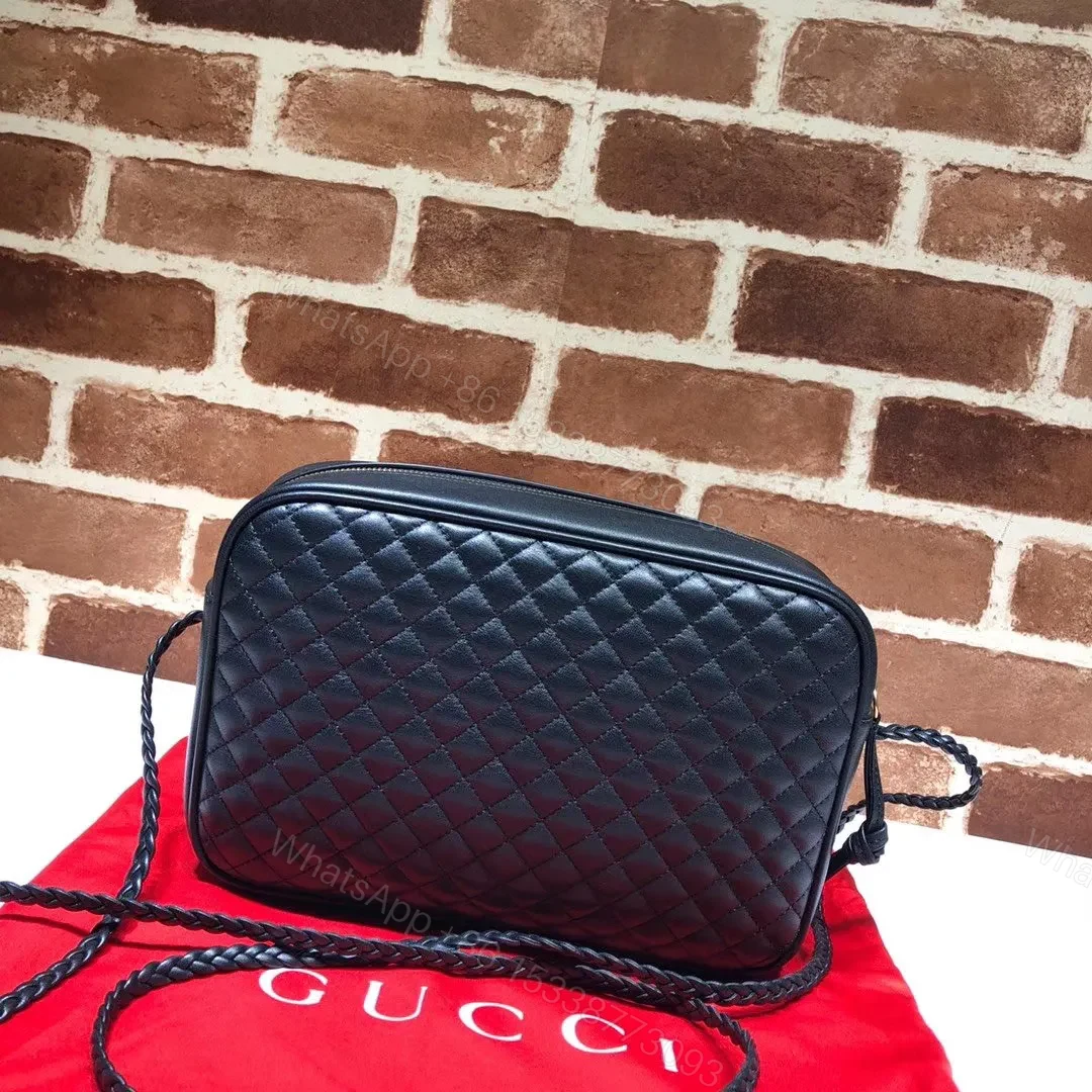View 5 of Gucci Black Mini Trapuntata Crossbody Bag Leather