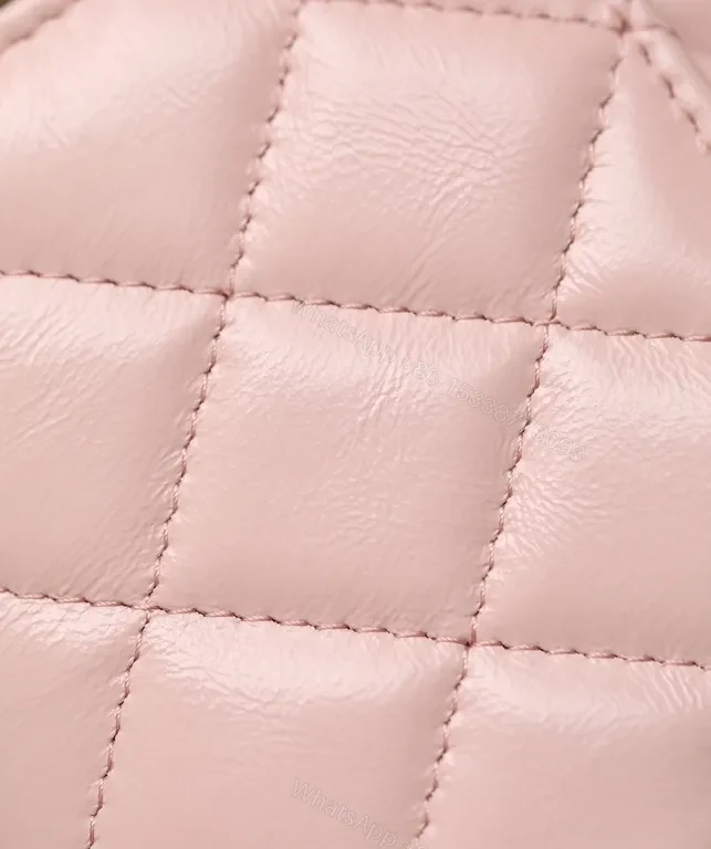 View 7 of Pink Quilted Flap Bag | Soft Luxury, Everyday Icon