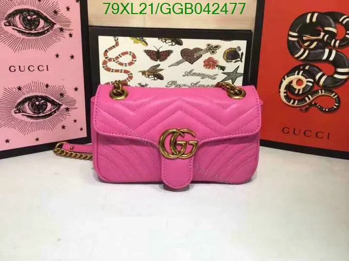 View 32 of Mini Gucci GG Marmont Bag in Red Matelassé Leather 768543