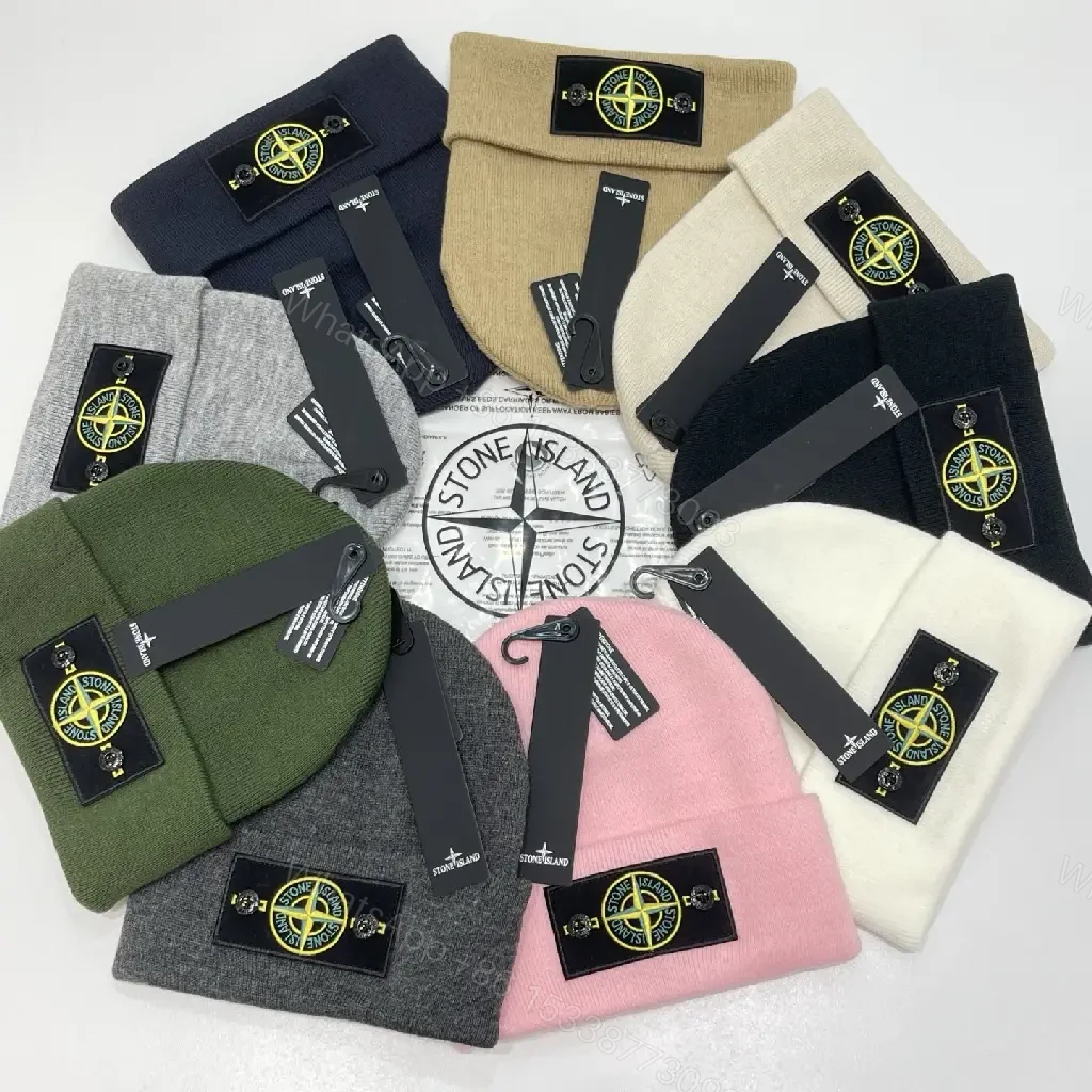 Premium Knit Beanie: Luxury Stone Island-Inspired Streetwear — view 1
