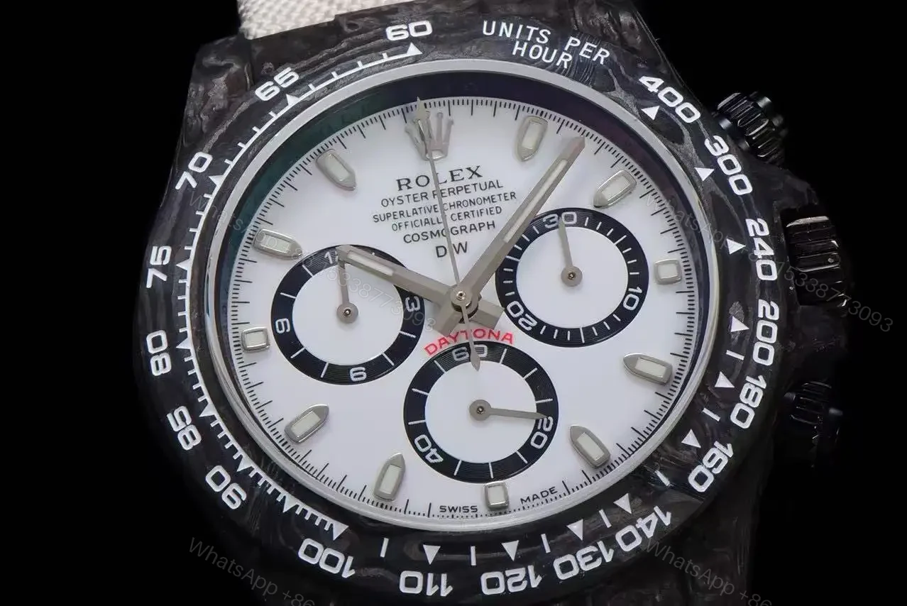 View 6 of Replica DiW Rolex Cosmograph Daytona Panda Carbon