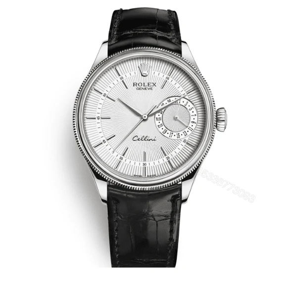 Rolex Cellini Date White Dial And Silver 39Mm — view 1