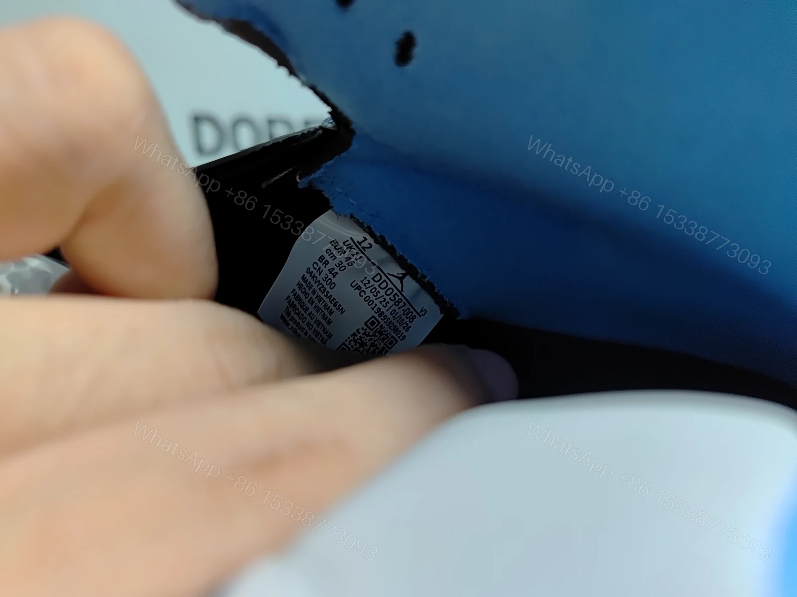 View 11 of Air Jordan 5 Retro 'Black University Blue' 2026 DD0587-008