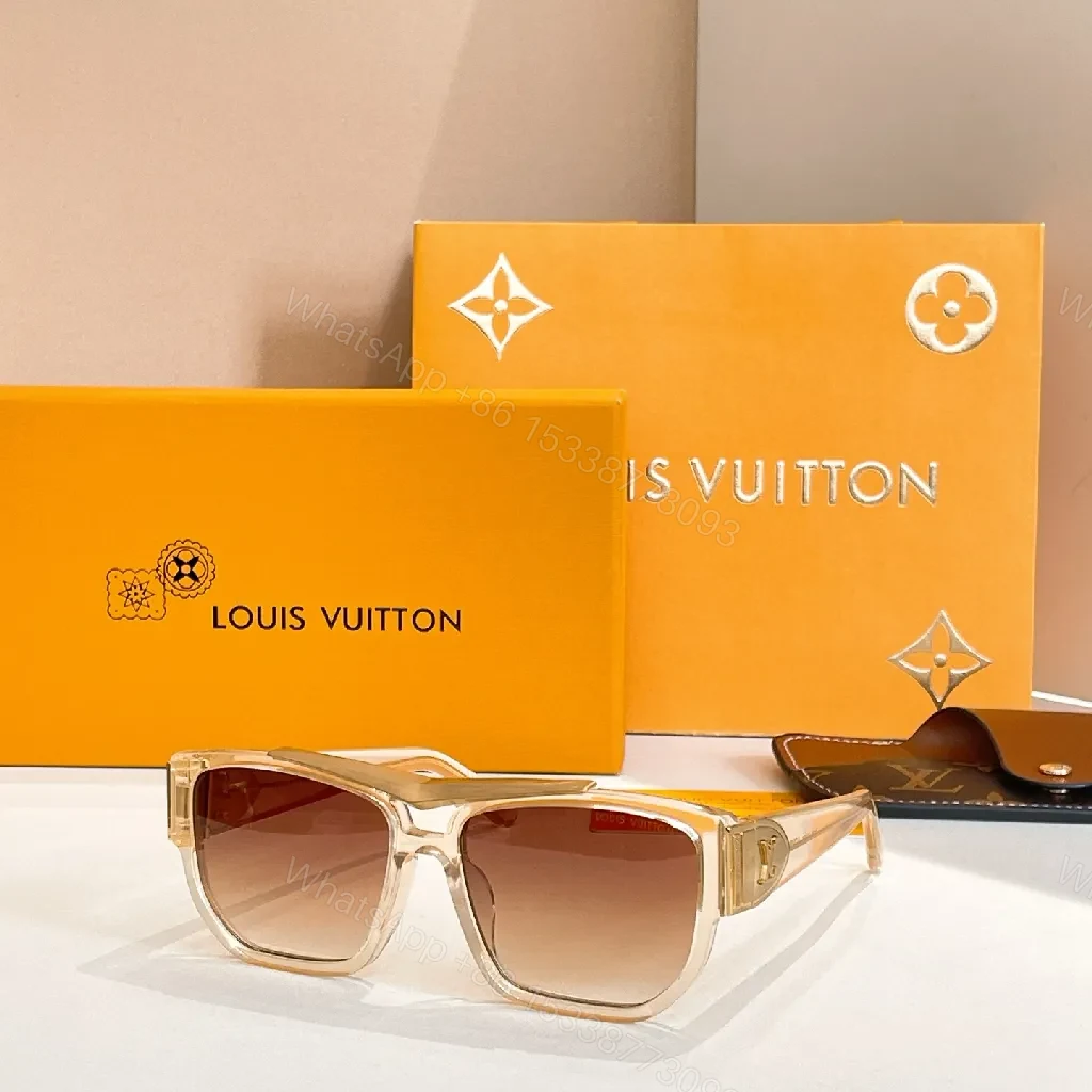 View 3 of Bold Luxe Sunglasses: Signature LV-Inspired, 100% UV Protection