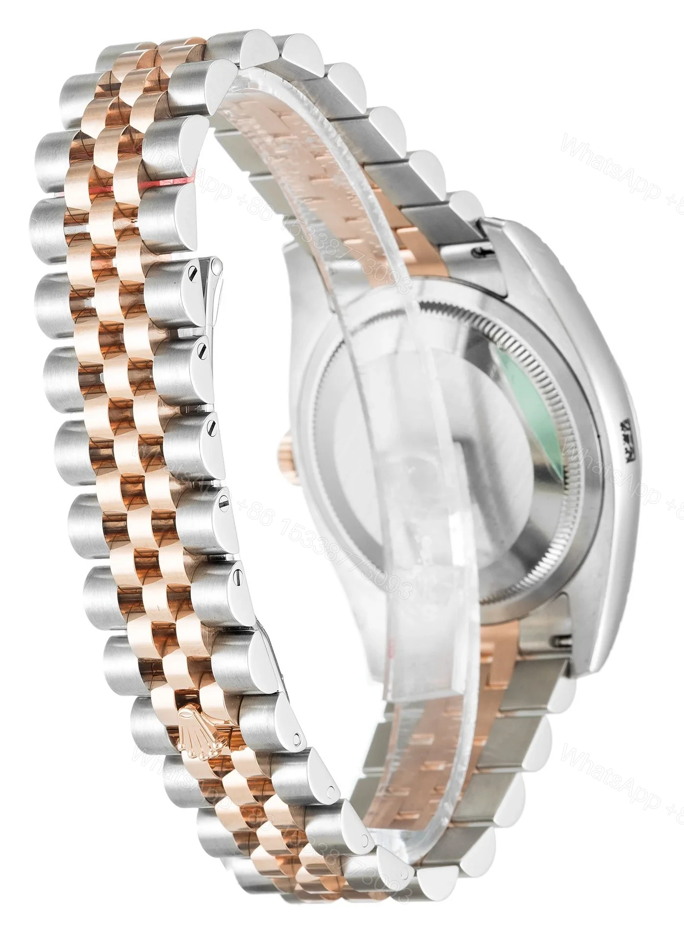 View 3 of Replica Rolex Datejust Chocolate Floral Dial 116231 36 mm