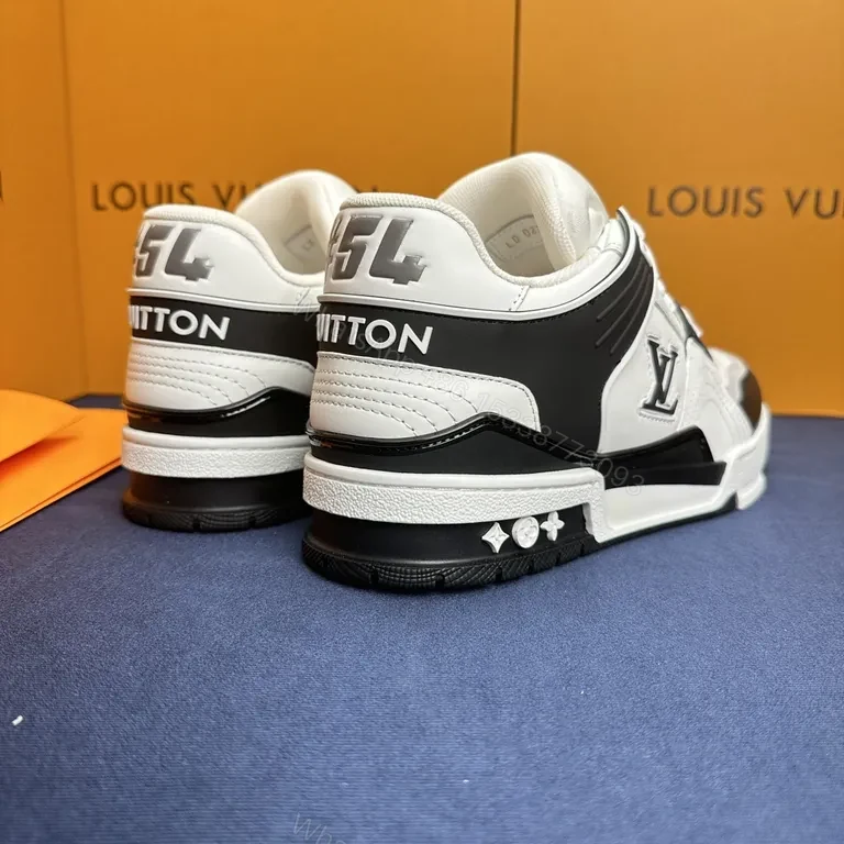View 4 of Bold LV Contrast-Blocker High-Tops: Luxe Everyday sneakers