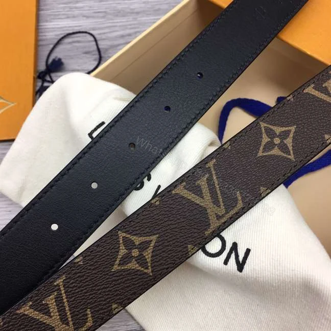 View 5 of LOUIS VUITTON ICONIC 30MM REVERSIBLE BELT – B186