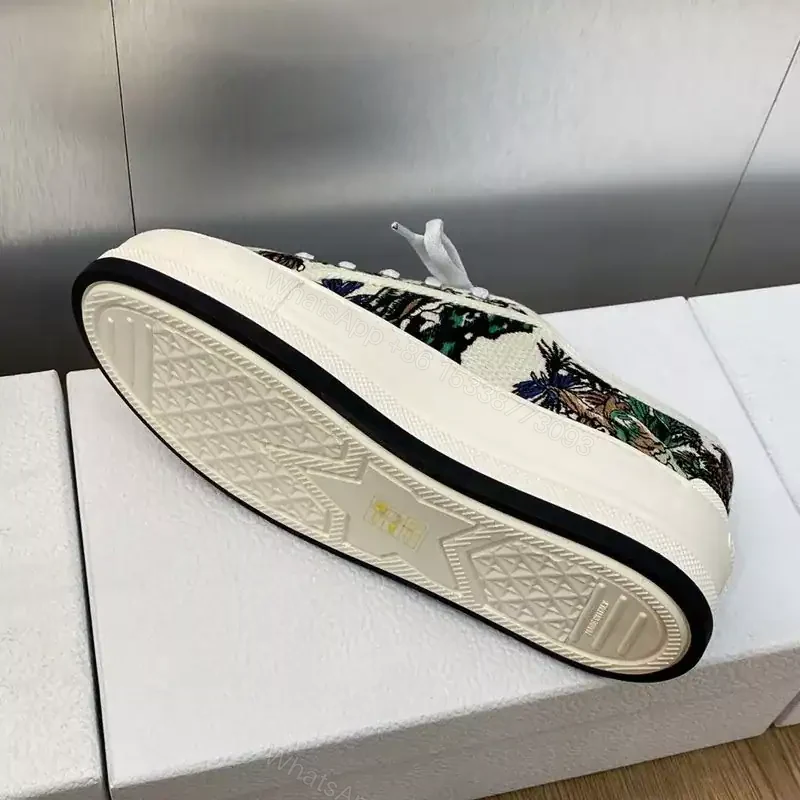View 4 of WALK’N’DIOR PLATFORM SNEAKERS UNISEX ETOILE DE VOYAGE EMBROIDERED MULTICOLOR – CD168