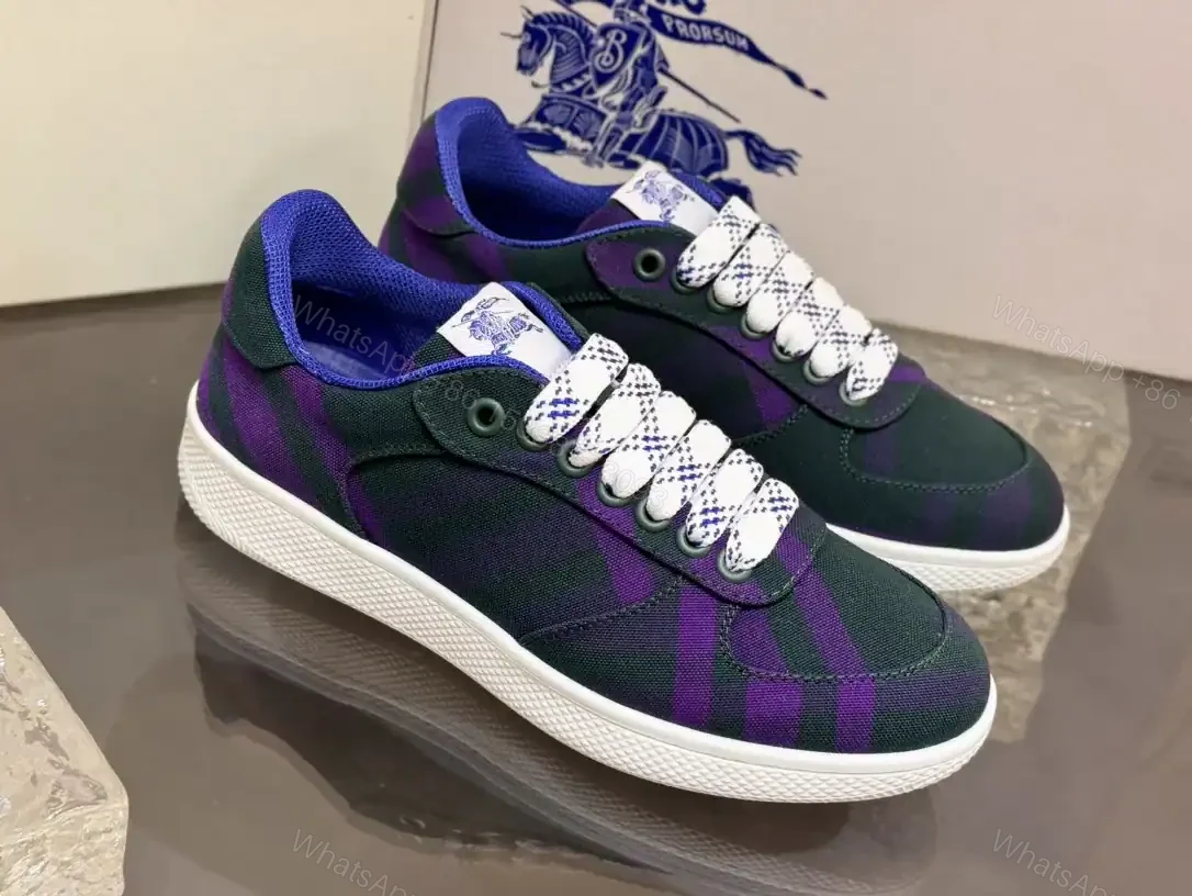 View 2 of BURBERRY TERRACE CHECK SNEAKERS – BBR103