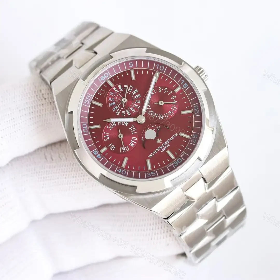 View 2 of Vacheron Constantin Overseas Perpetual Calendar White Gold Rose Dial 41.5mm 4300V/120G-B102