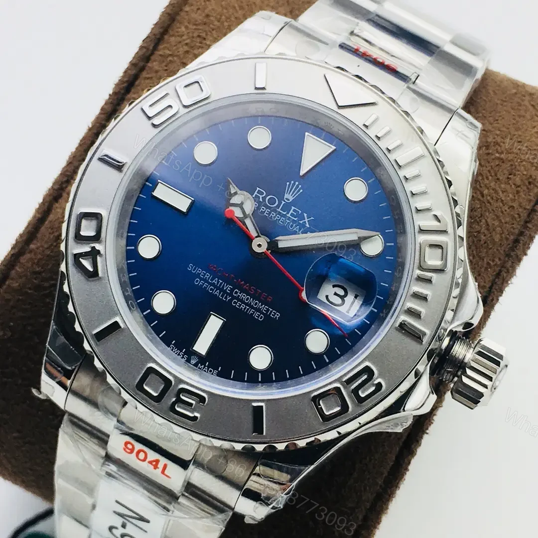 View 3 of Rolex Yacht-Master 40mm Blue Dial Oyster Bracelet Premium Edition 116622-0001