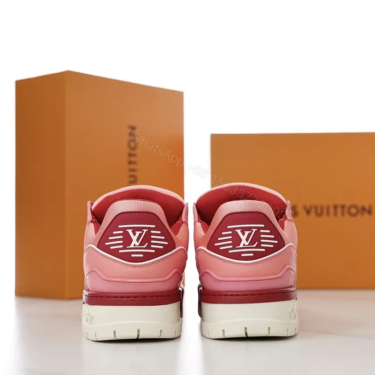 View 9 of Bold Gradient Comfort Sneakers: LV-Inspired Luxe Casuals
