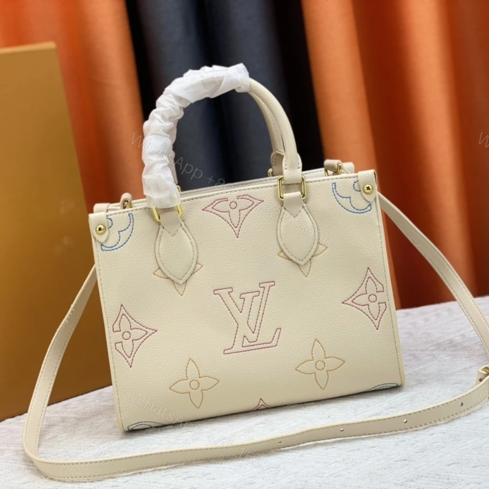 View 2 of Louis Vuitton Onthego PM Handbag Beige 25Cm M46629