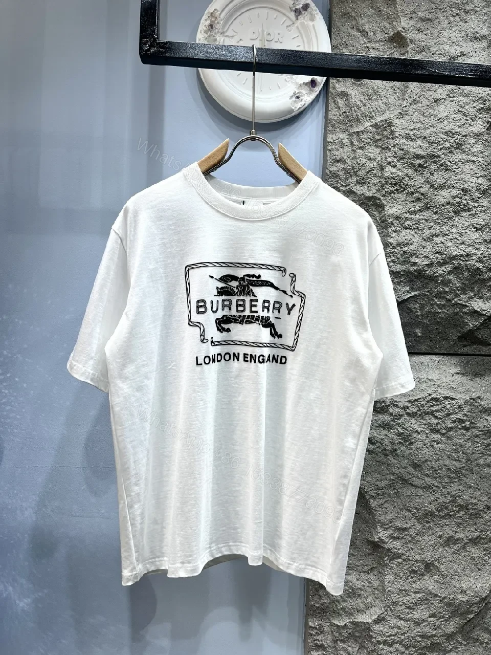 Graphic Logo Tee: Premium Cotton, Oversized, White — view 1