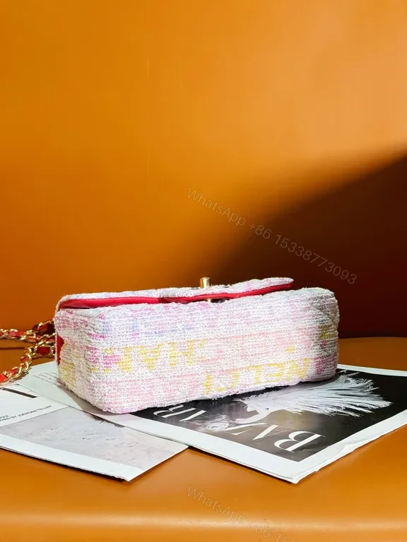 View 4 of Chanel-Inspired Tweed Flap Bag: Soft Luminosity Luxury Bag