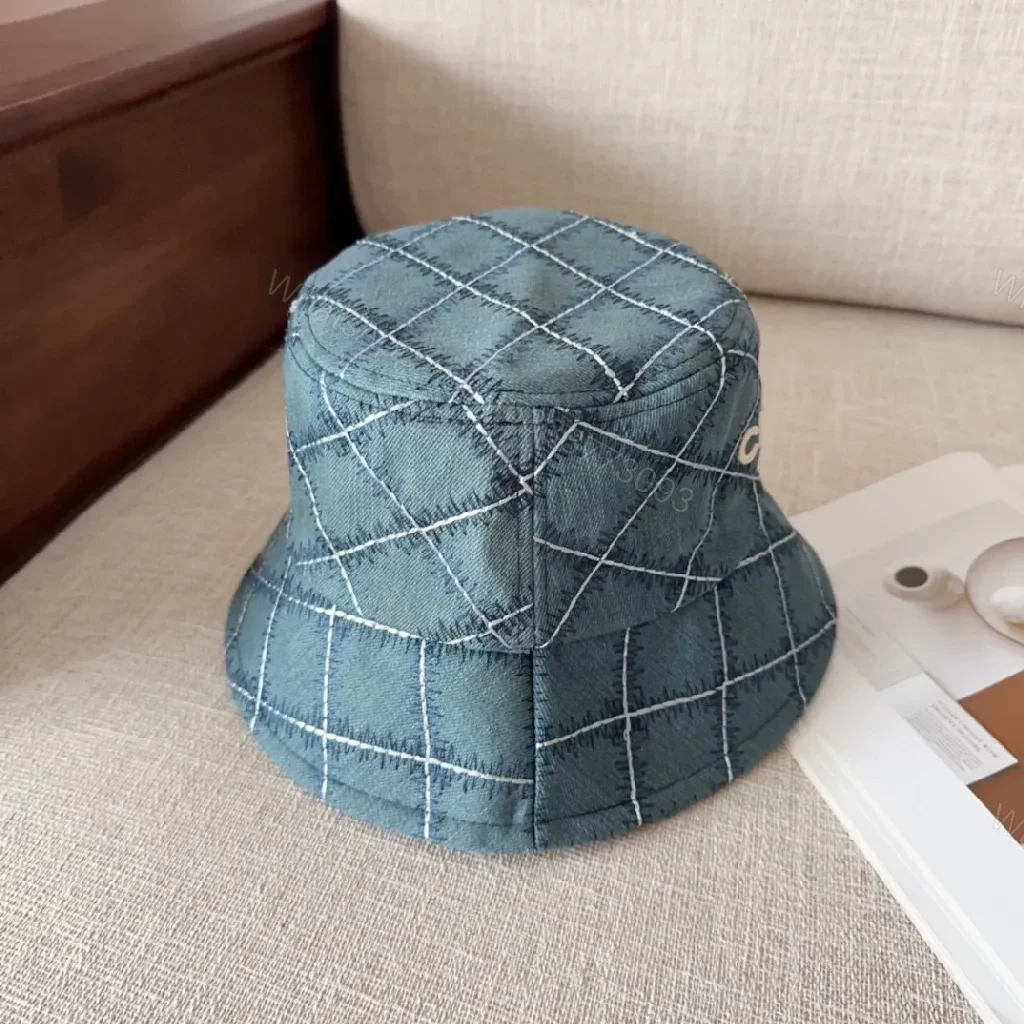 View 4 of Denim Quilted Bucket Hat — Luxe, All‐Season Style